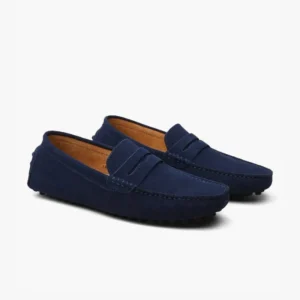 Suede Driver Loafers