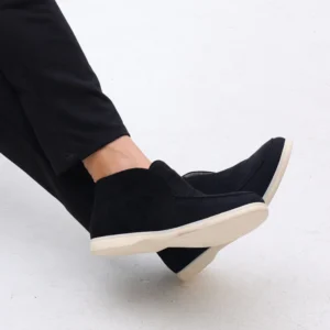Old Money High Suede Loafers